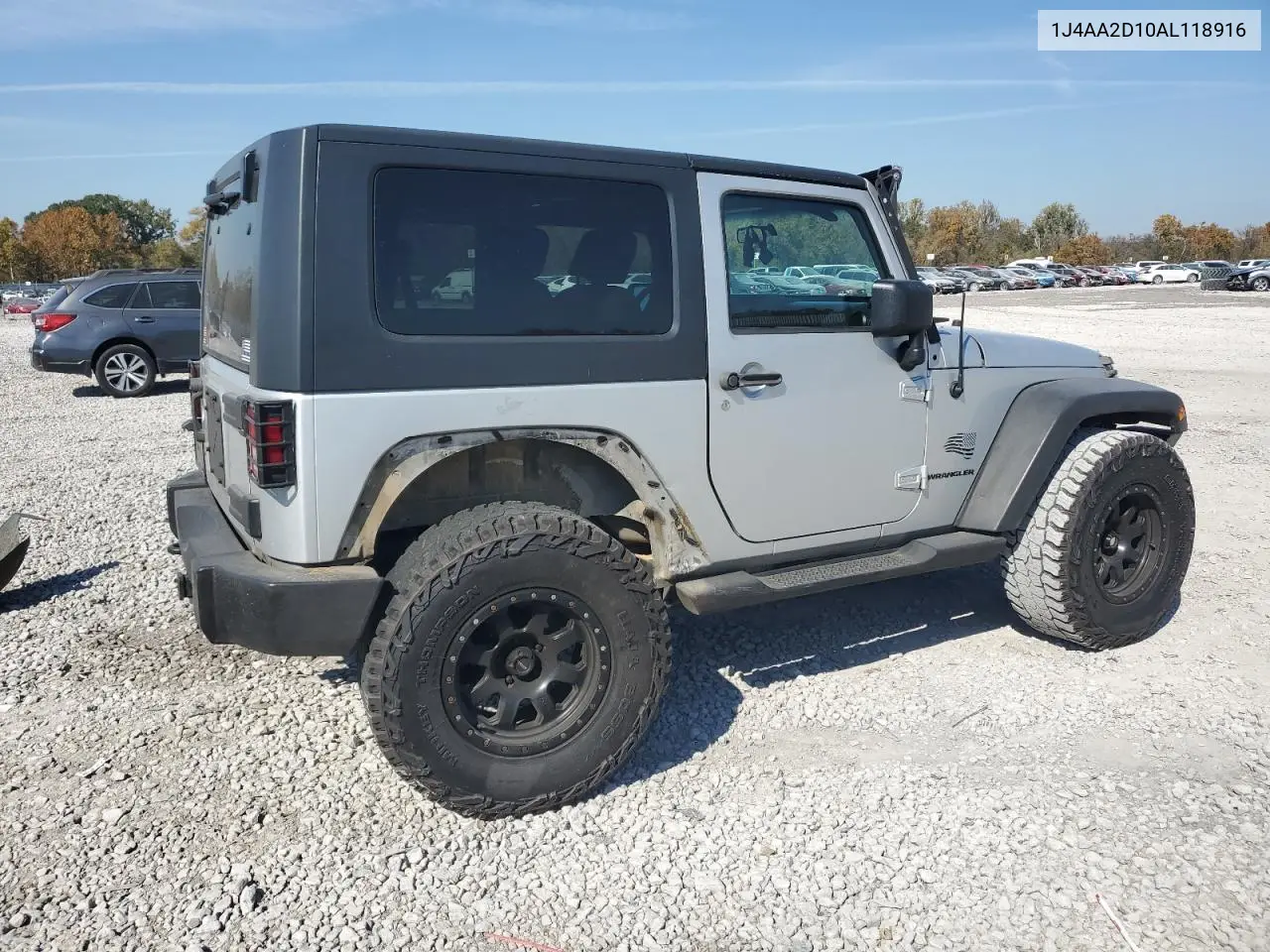 1J4AA2D10AL118916 2010 Jeep Wrangler Sport