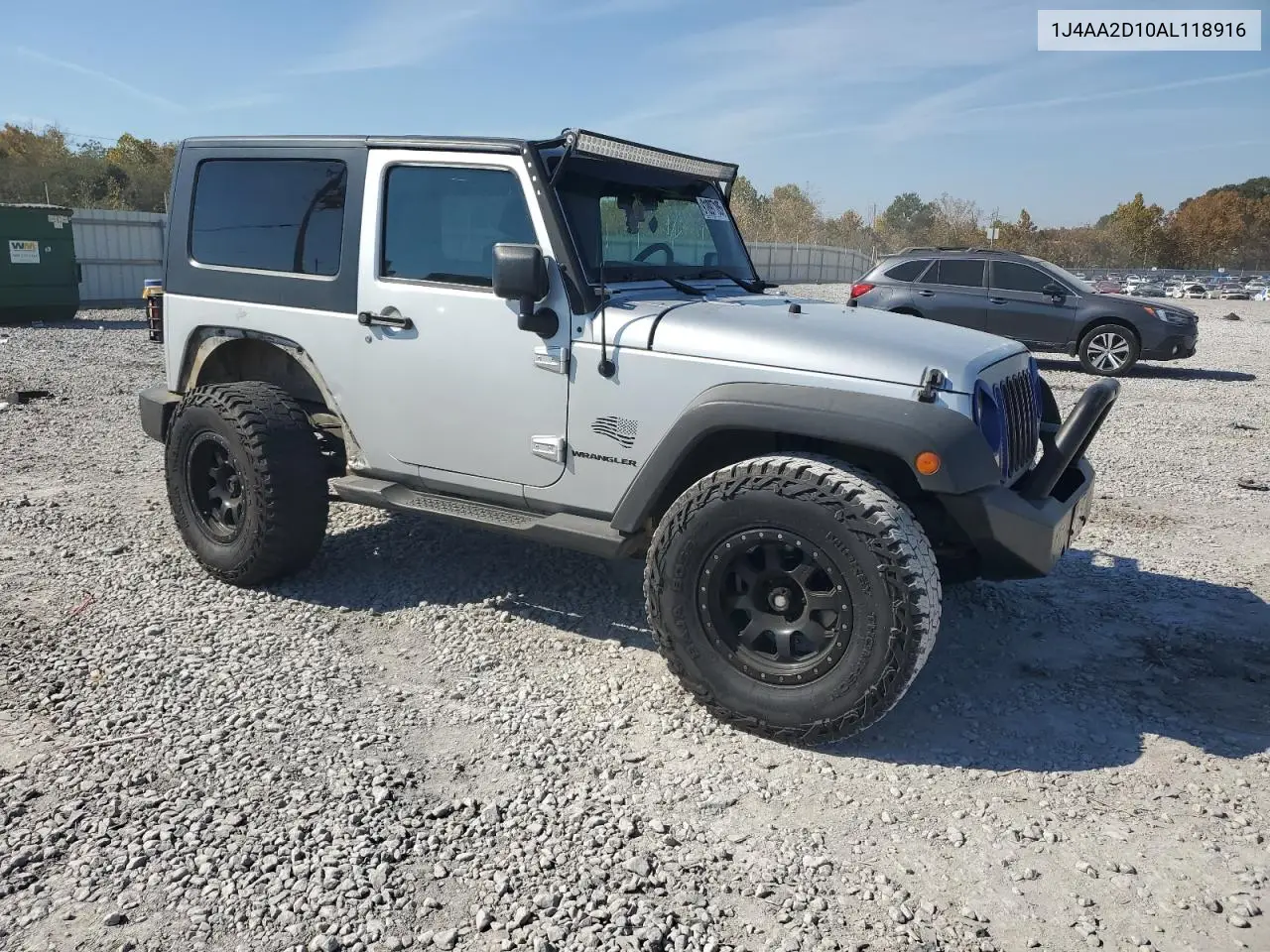 1J4AA2D10AL118916 2010 Jeep Wrangler Sport
