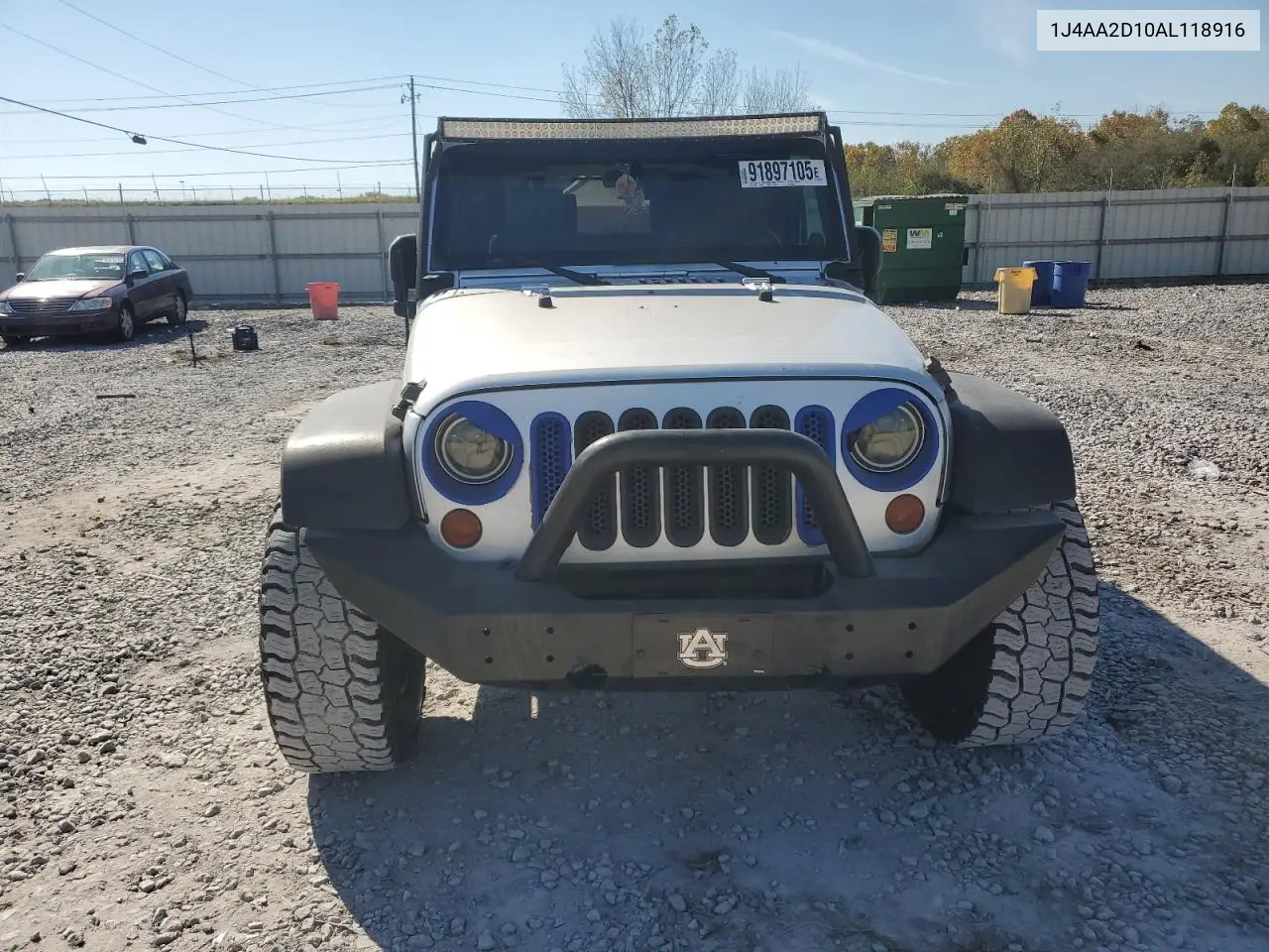 1J4AA2D10AL118916 2010 Jeep Wrangler Sport