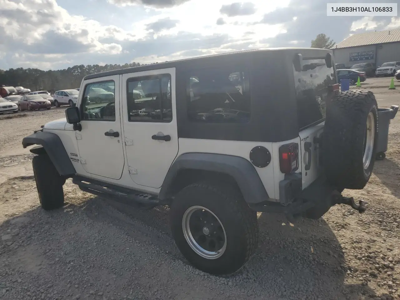 1J4BB3H10AL106833 2010 Jeep Wrangler Unlimited Sport