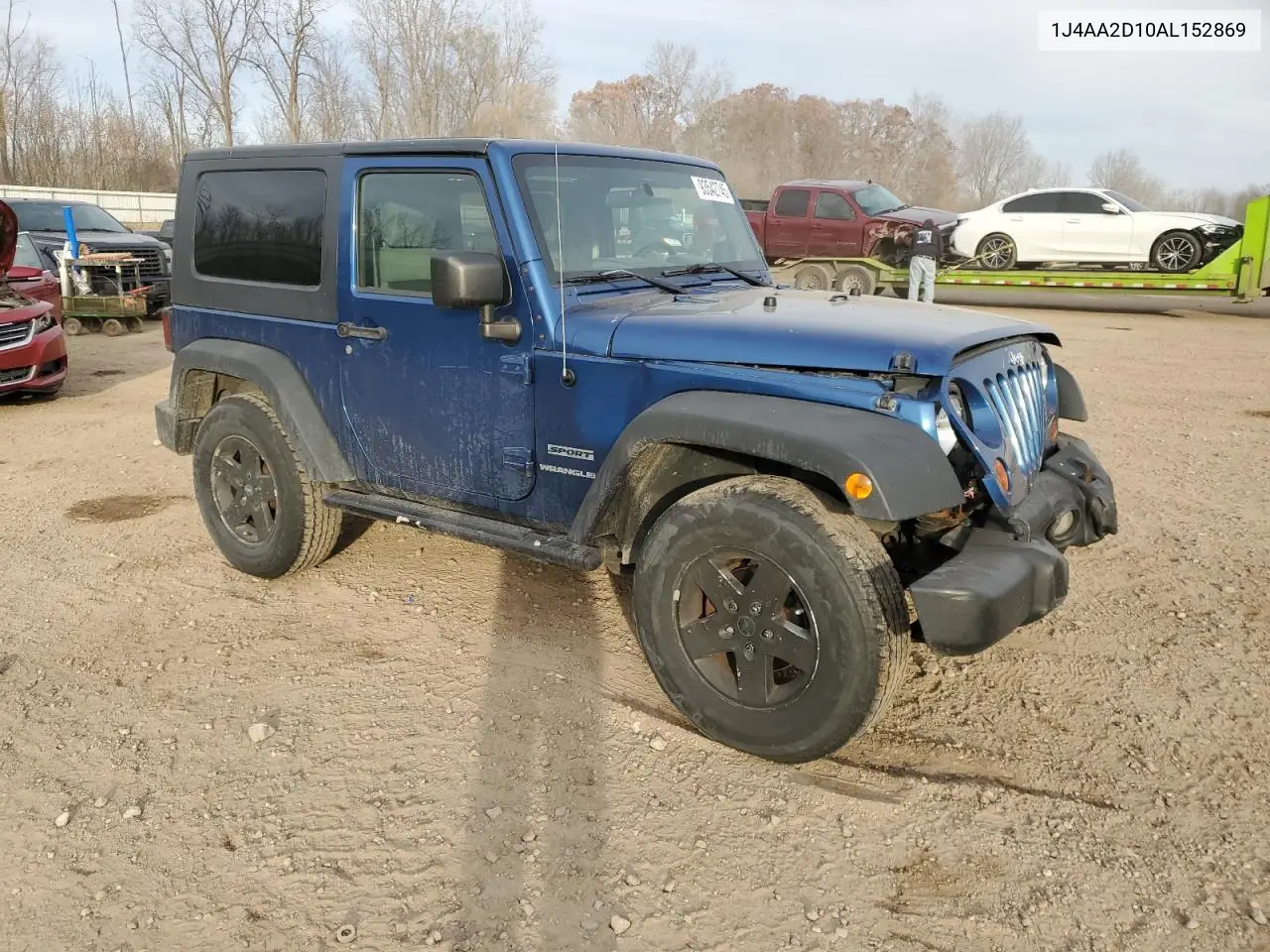1J4AA2D10AL152869 2010 Jeep Wrangler Sport