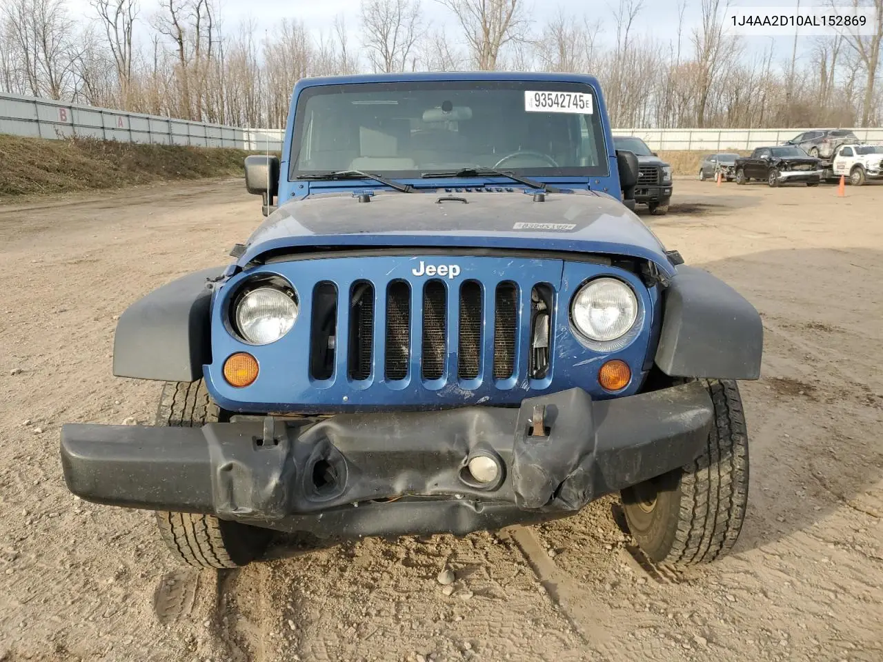 1J4AA2D10AL152869 2010 Jeep Wrangler Sport