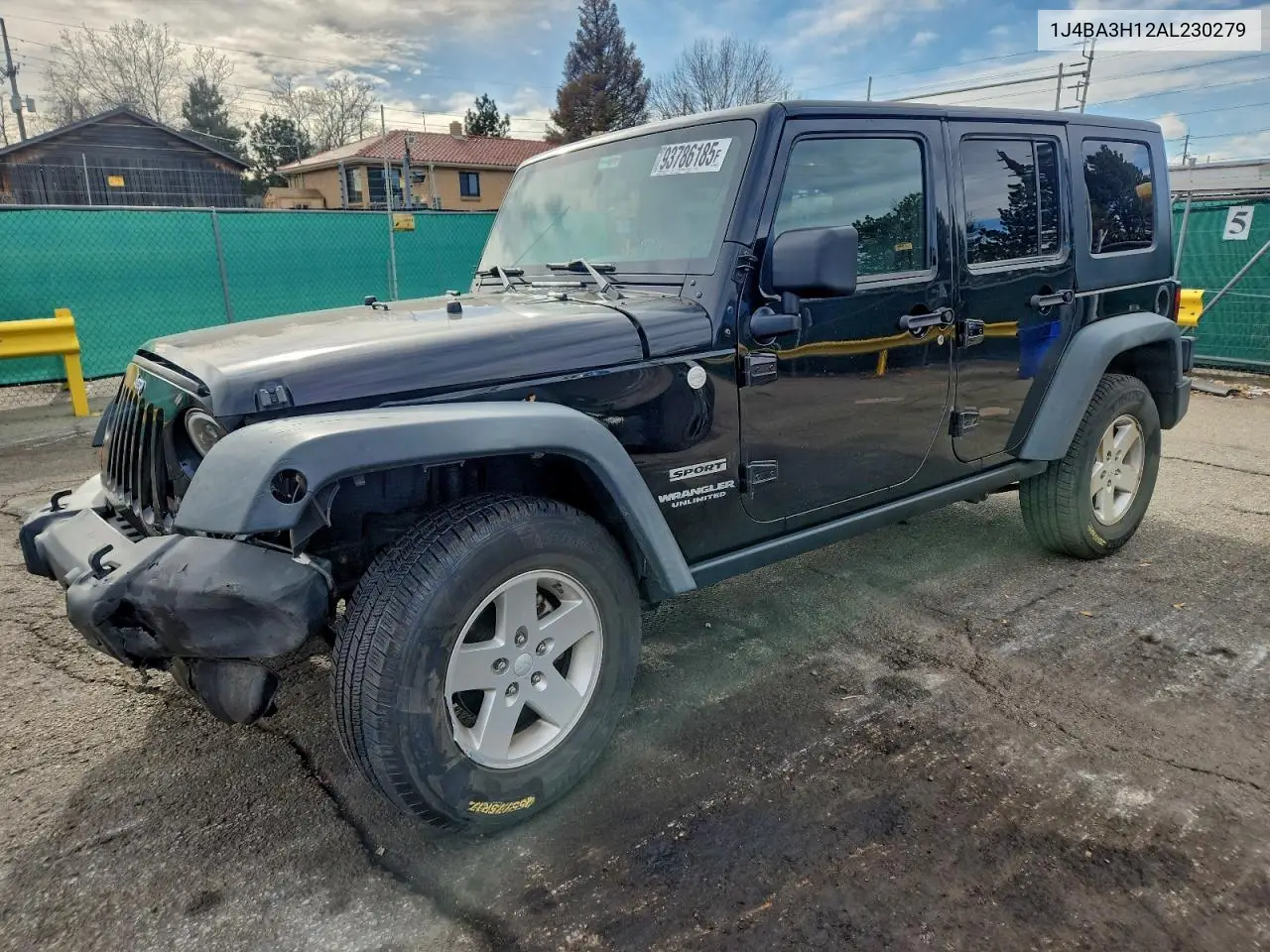 1J4BA3H12AL230279 2010 Jeep Wrangler Unlimited Sport