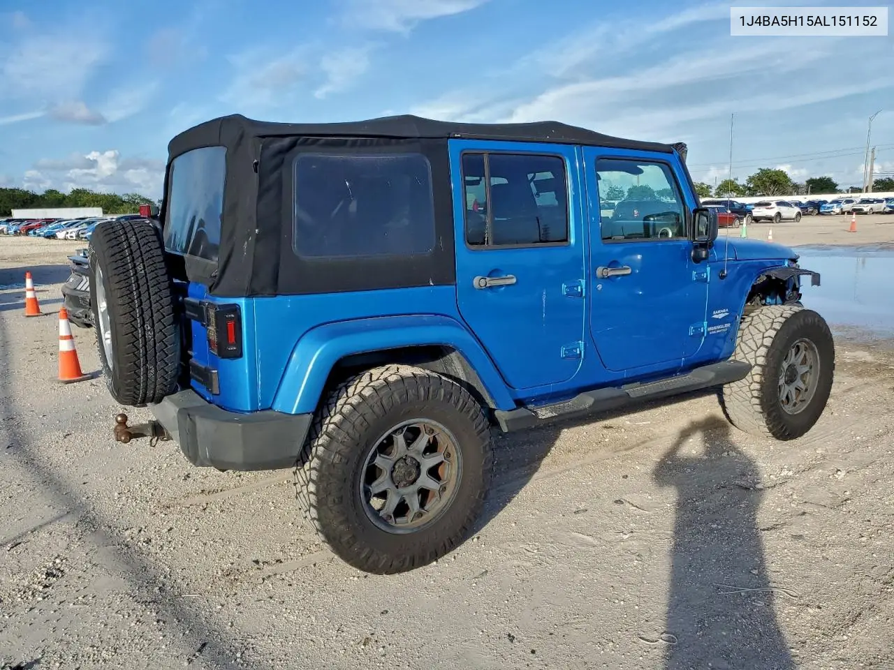 1J4BA5H15AL151152 2010 Jeep Wrangler Unlimited Sahara