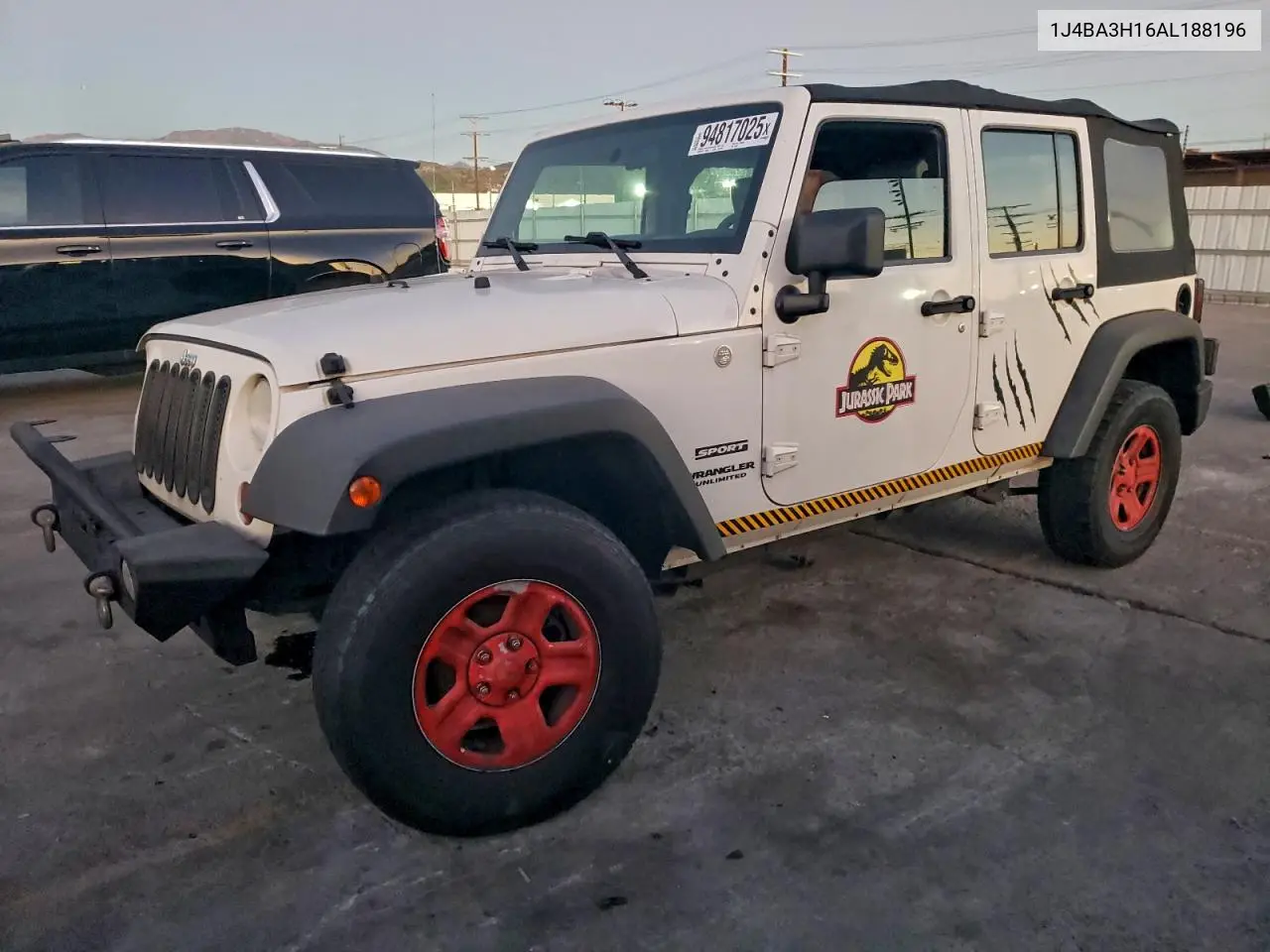 1J4BA3H16AL188196 2010 Jeep Wrangler Unlimited Sport
