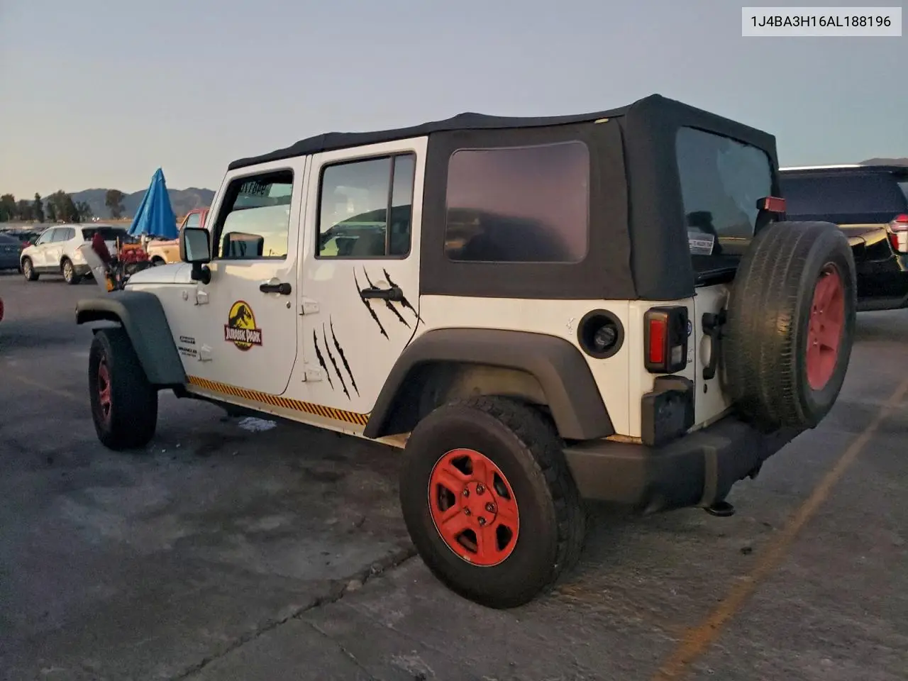 1J4BA3H16AL188196 2010 Jeep Wrangler Unlimited Sport