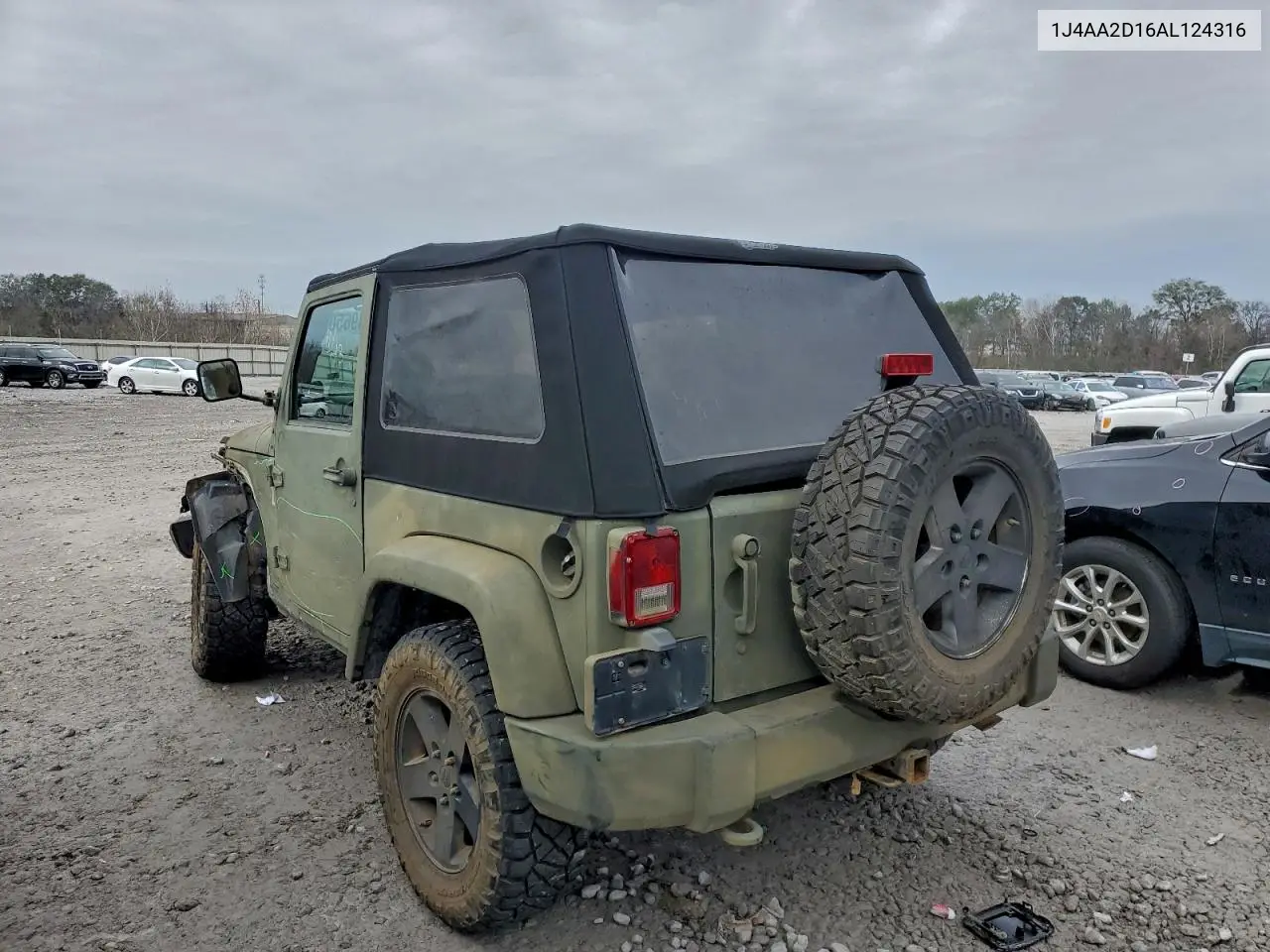 1J4AA2D16AL124316 2010 Jeep Wrangler Sport