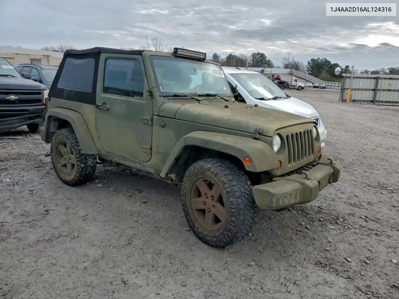 1J4AA2D16AL124316 2010 Jeep Wrangler Sport