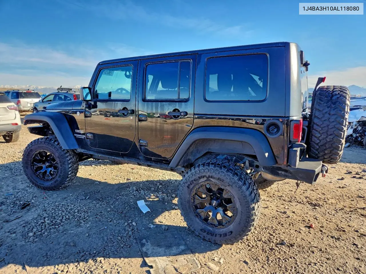 1J4BA3H10AL118080 2010 Jeep Wrangler Unlimited Sport
