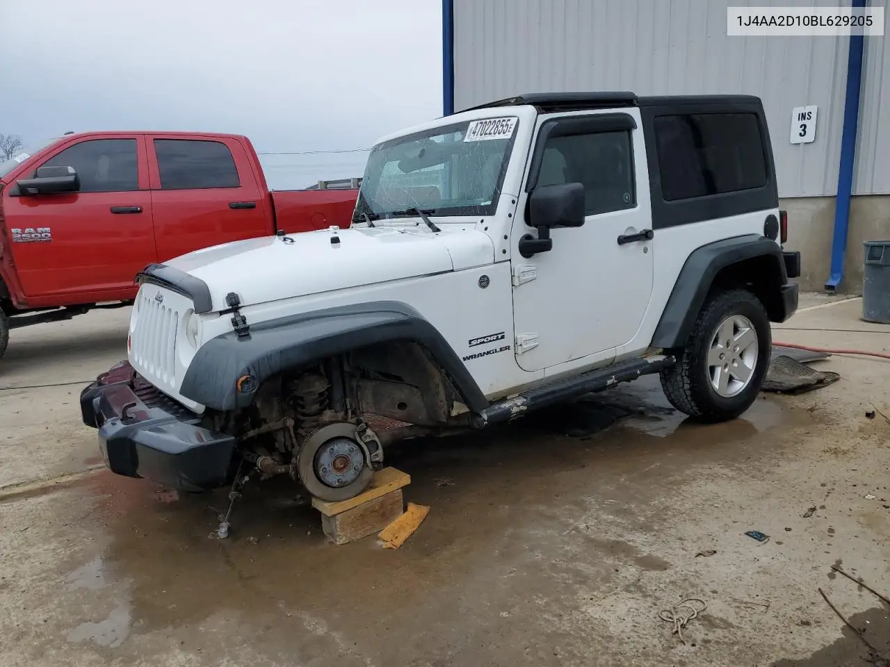 1J4AA2D10BL629205 2011 Jeep Wrangler Sport