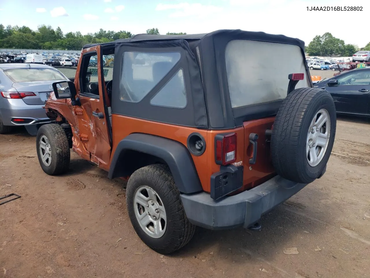 1J4AA2D16BL528802 2011 Jeep Wrangler Sport