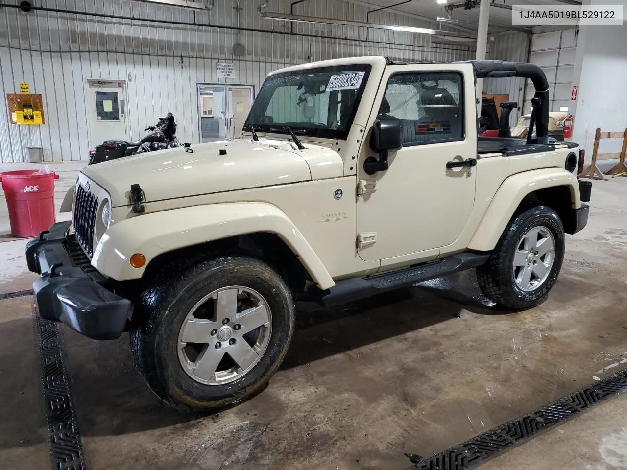 1J4AA5D19BL529122 2011 Jeep Wrangler Sahara