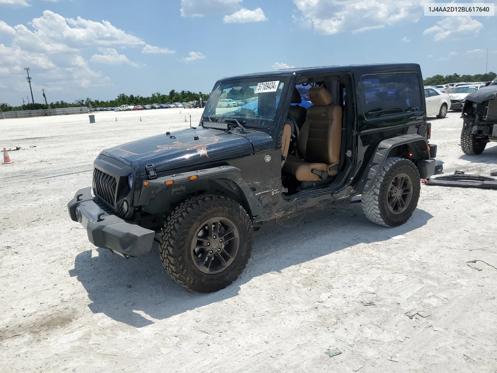 2011 Jeep Wrangler Sport VIN: 1J4AA2D12BL617640 Lot: 57113064