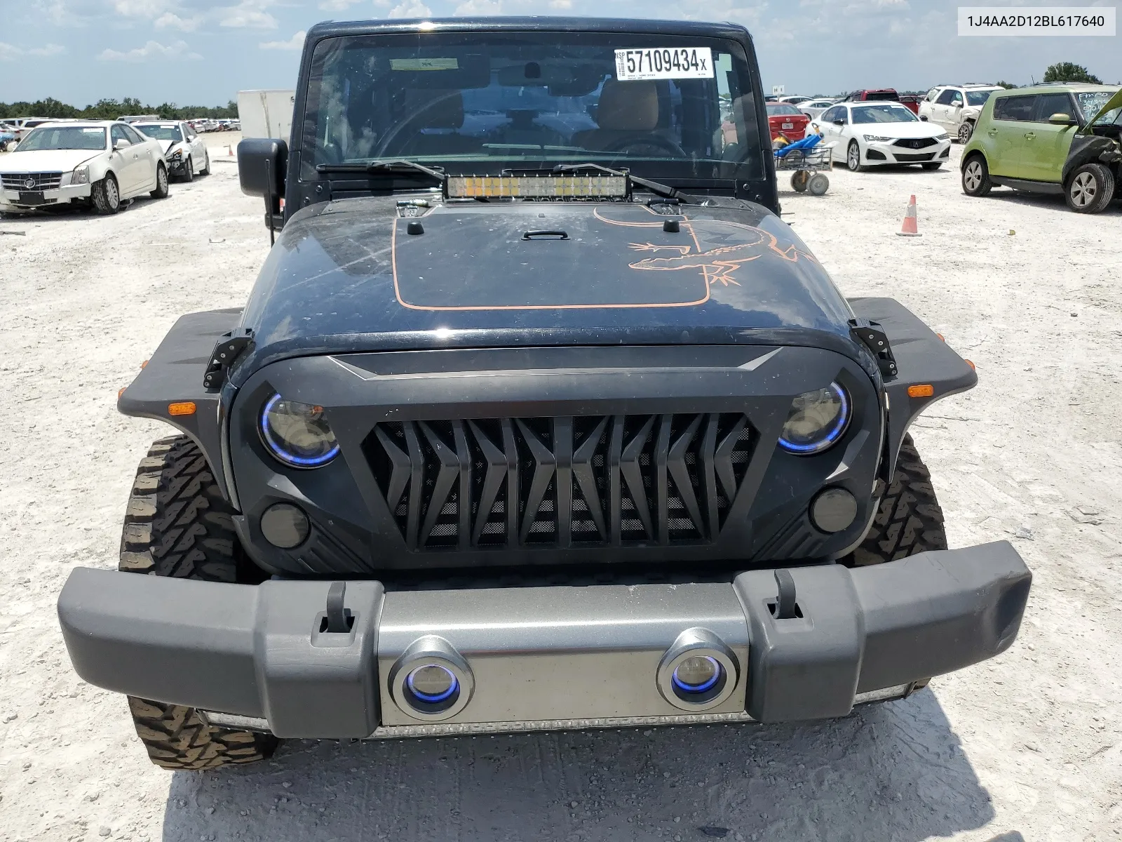 2011 Jeep Wrangler Sport VIN: 1J4AA2D12BL617640 Lot: 57113064