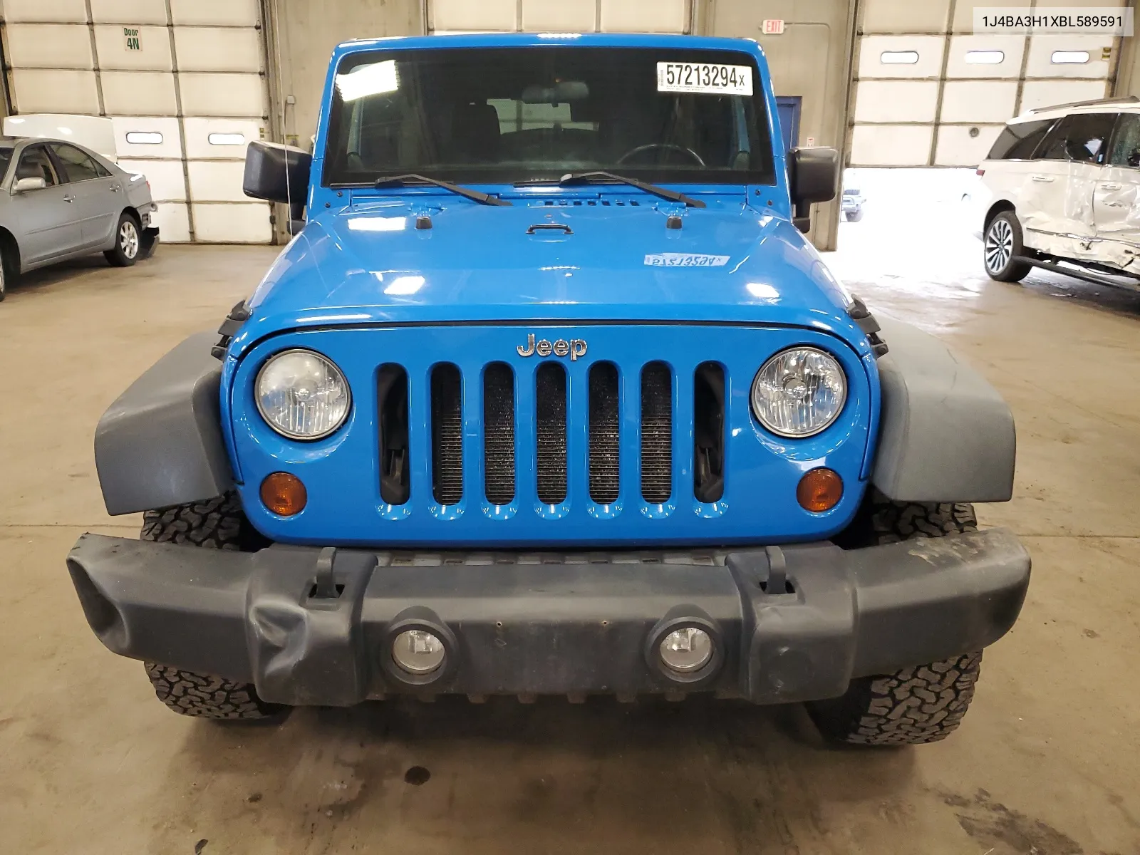 2011 Jeep Wrangler Unlimited Sport VIN: 1J4BA3H1XBL589591 Lot: 57213294