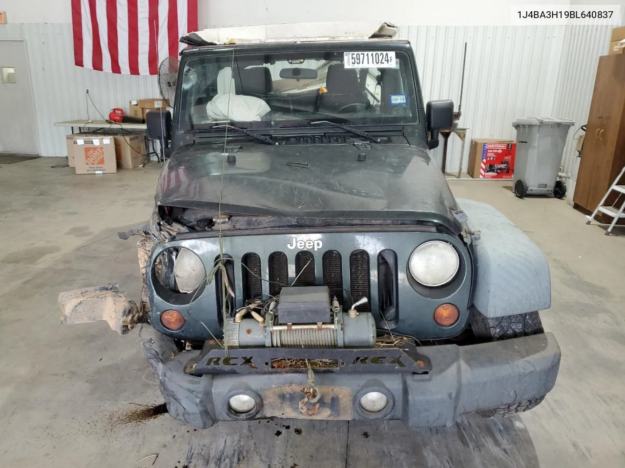 1J4BA3H19BL640837 2011 Jeep Wrangler Unlimited Sport