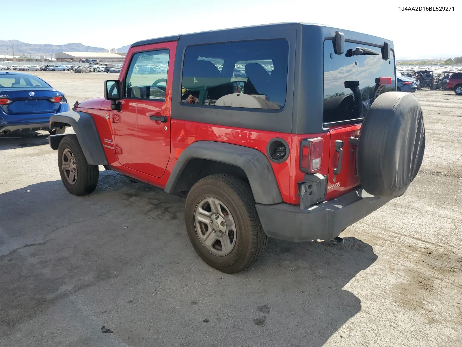 2011 Jeep Wrangler Sport VIN: 1J4AA2D16BL529271 Lot: 59941864