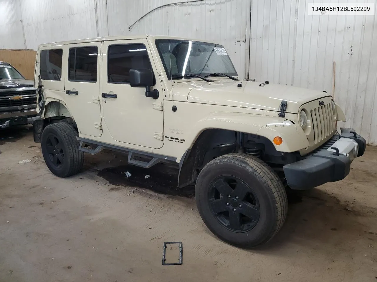 2011 Jeep Wrangler Unlimited Sahara VIN: 1J4BA5H12BL592299 Lot: 60529574