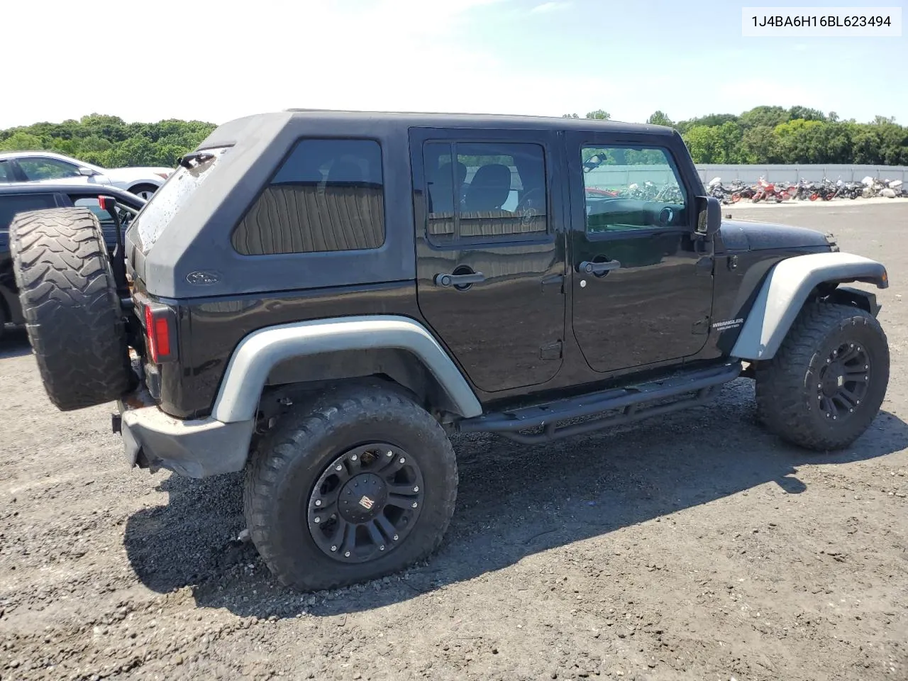 2011 Jeep Wrangler Unlimited Rubicon VIN: 1J4BA6H16BL623494 Lot: 60596654