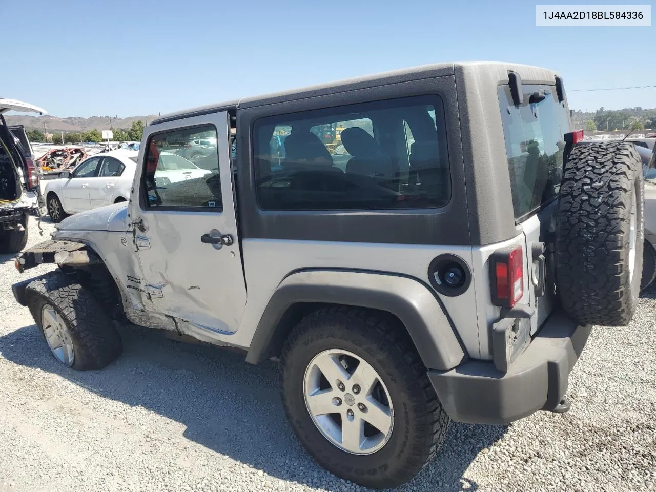 1J4AA2D18BL584336 2011 Jeep Wrangler Sport