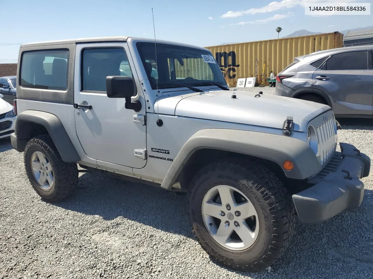 2011 Jeep Wrangler Sport VIN: 1J4AA2D18BL584336 Lot: 60844734