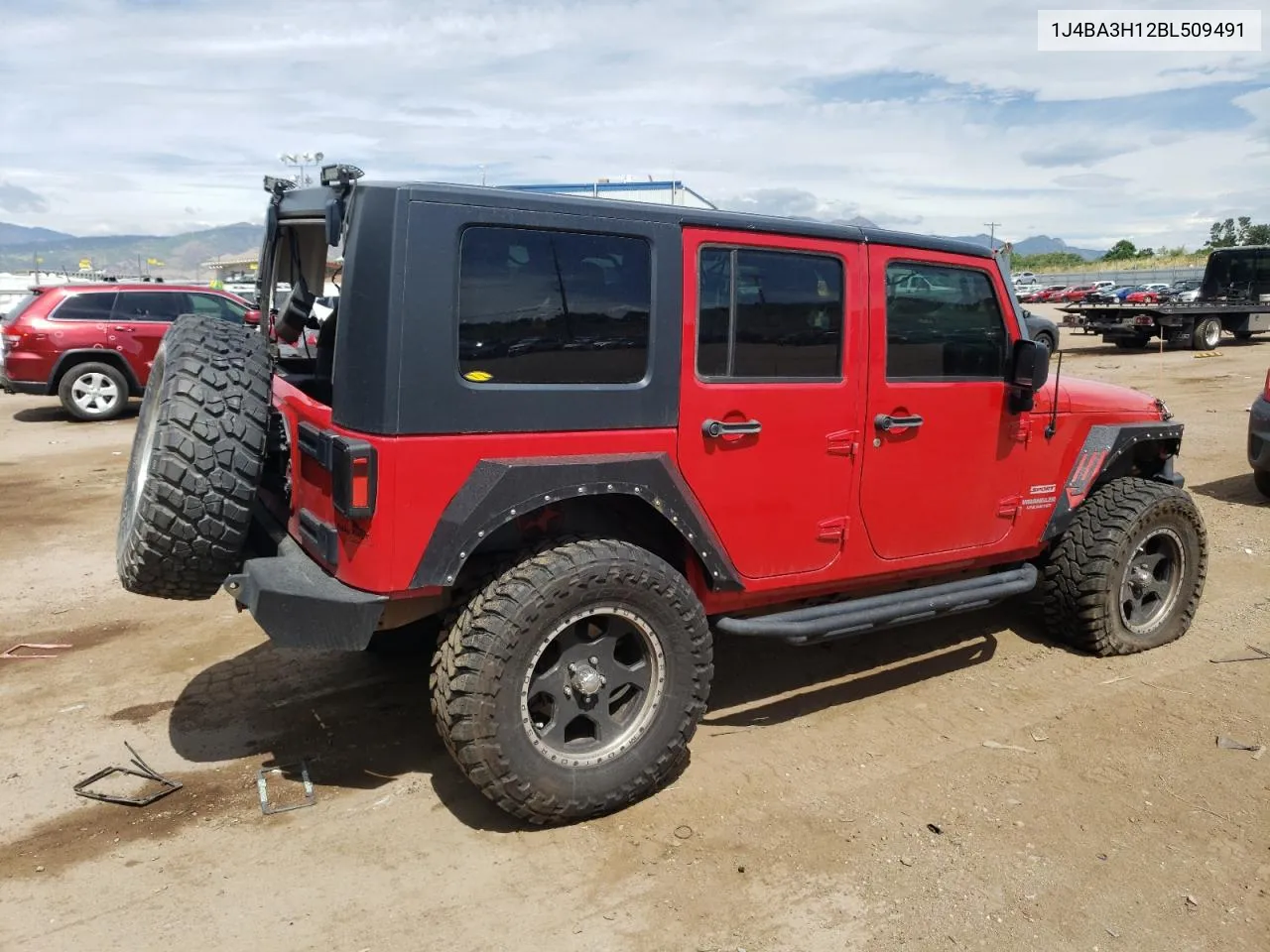 2011 Jeep Wrangler Unlimited Sport VIN: 1J4BA3H12BL509491 Lot: 60958204