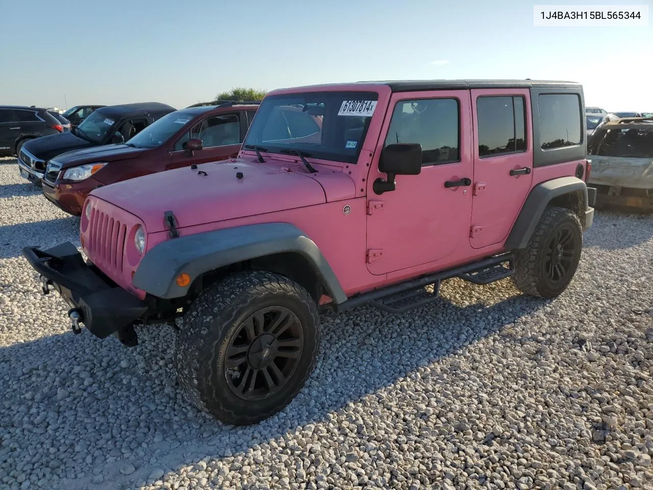 2011 Jeep Wrangler Unlimited Sport VIN: 1J4BA3H15BL565344 Lot: 61307814