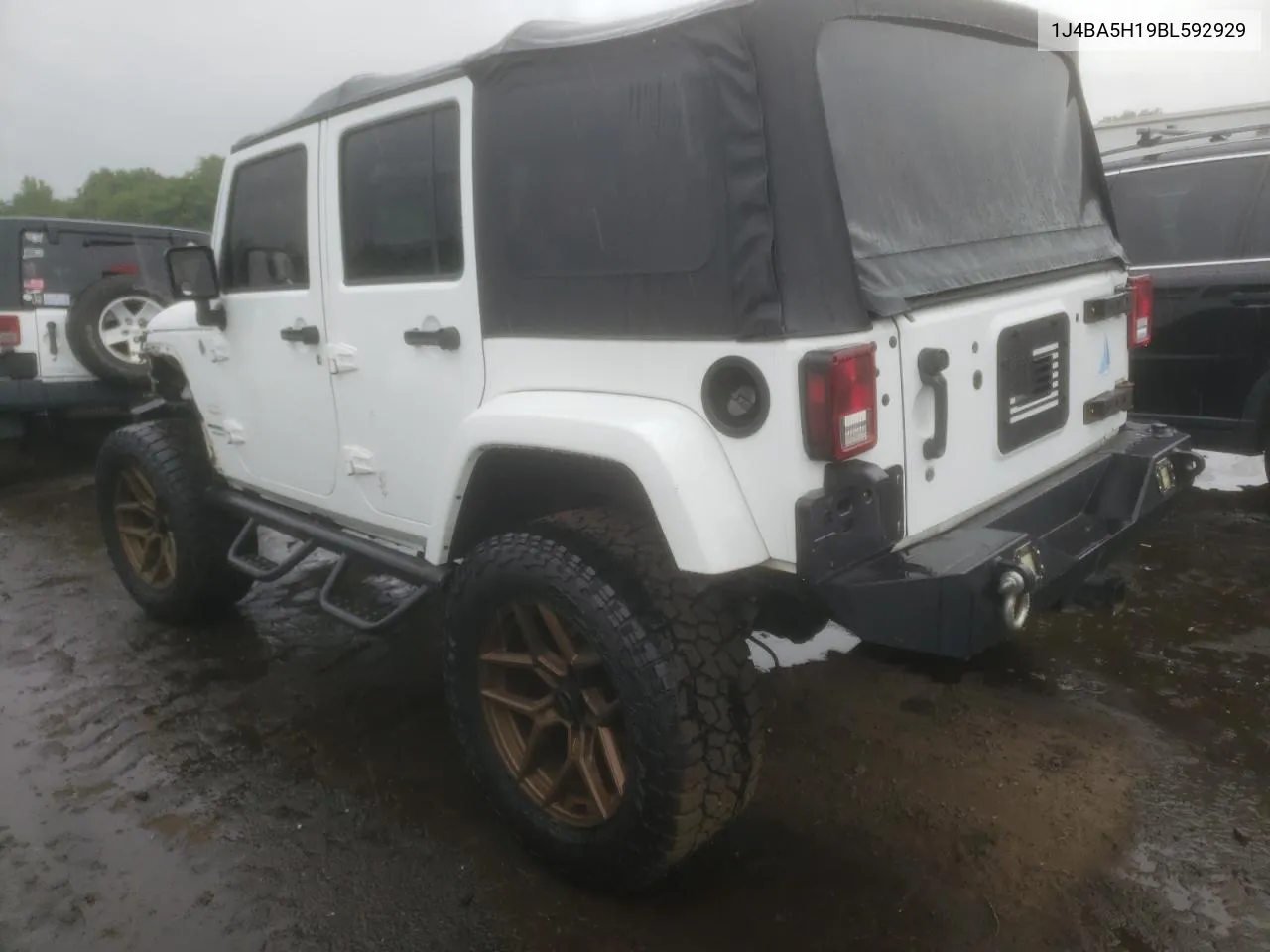 2011 Jeep Wrangler Unlimited Sahara VIN: 1J4BA5H19BL592929 Lot: 61385354