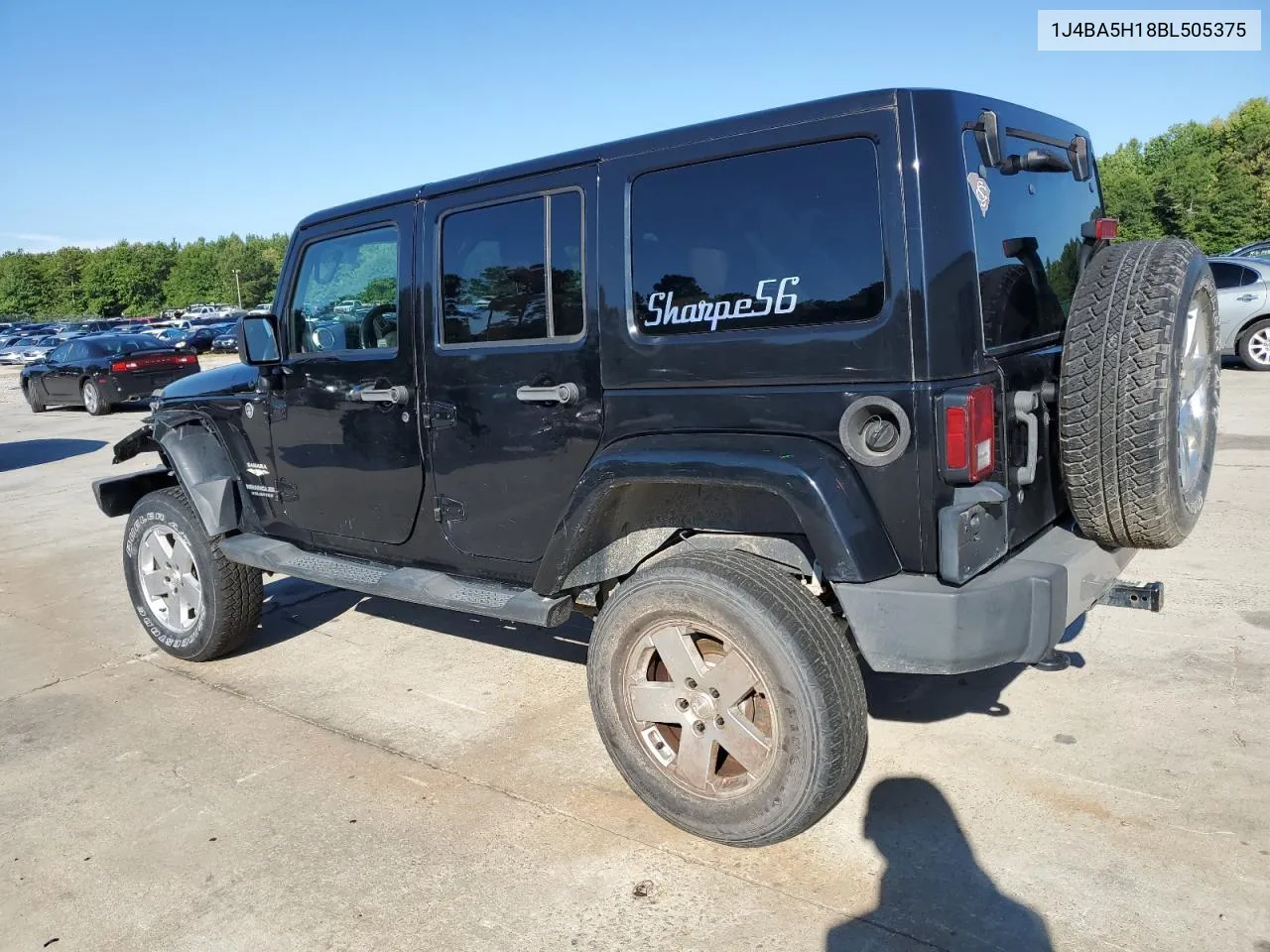 2011 Jeep Wrangler Unlimited Sahara VIN: 1J4BA5H18BL505375 Lot: 61643874