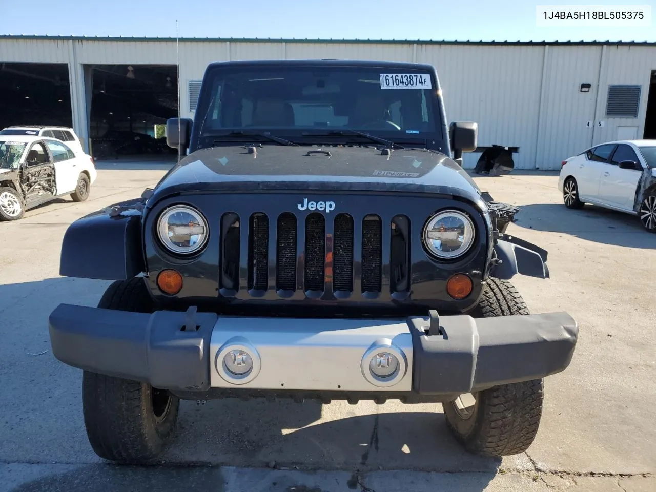 2011 Jeep Wrangler Unlimited Sahara VIN: 1J4BA5H18BL505375 Lot: 61643874