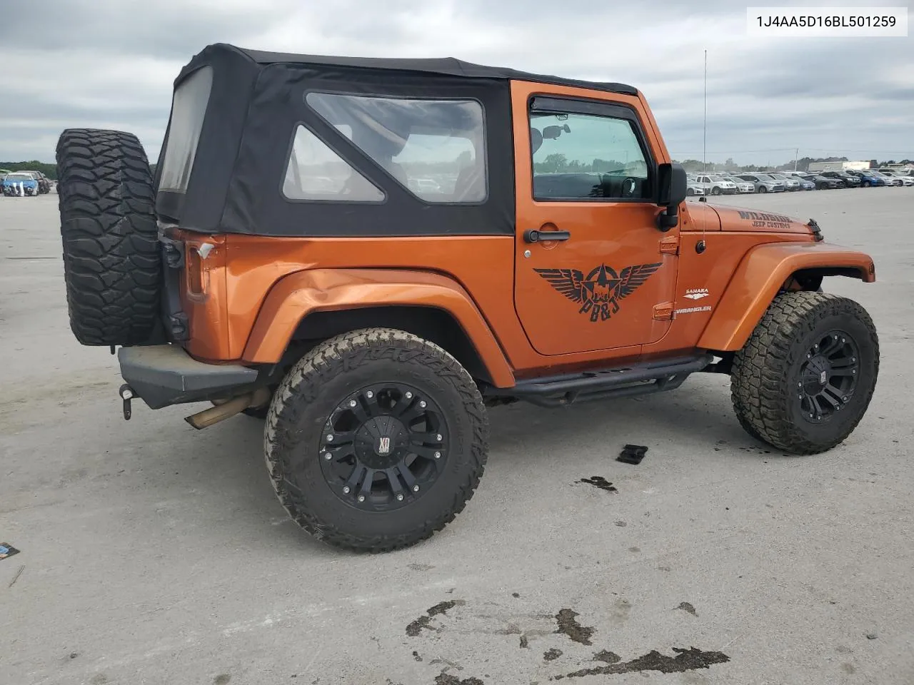 2011 Jeep Wrangler Sahara VIN: 1J4AA5D16BL501259 Lot: 61674424