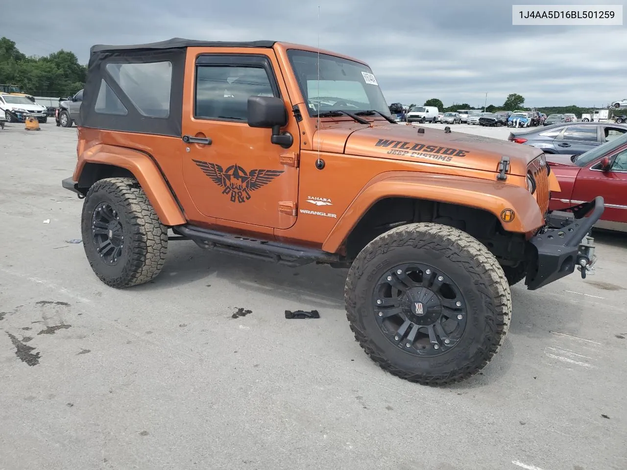 2011 Jeep Wrangler Sahara VIN: 1J4AA5D16BL501259 Lot: 61674424