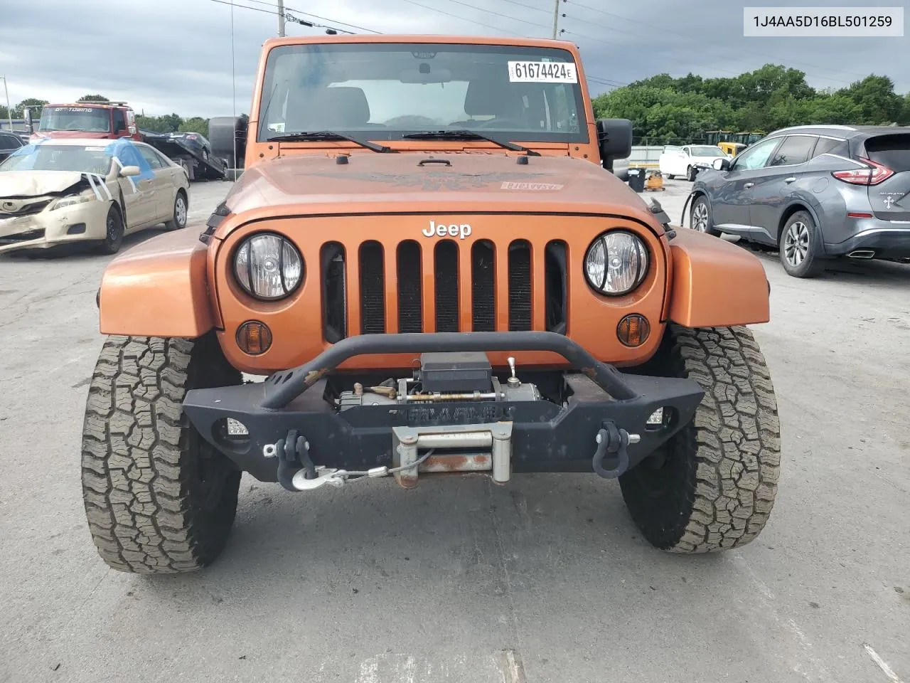 2011 Jeep Wrangler Sahara VIN: 1J4AA5D16BL501259 Lot: 61674424