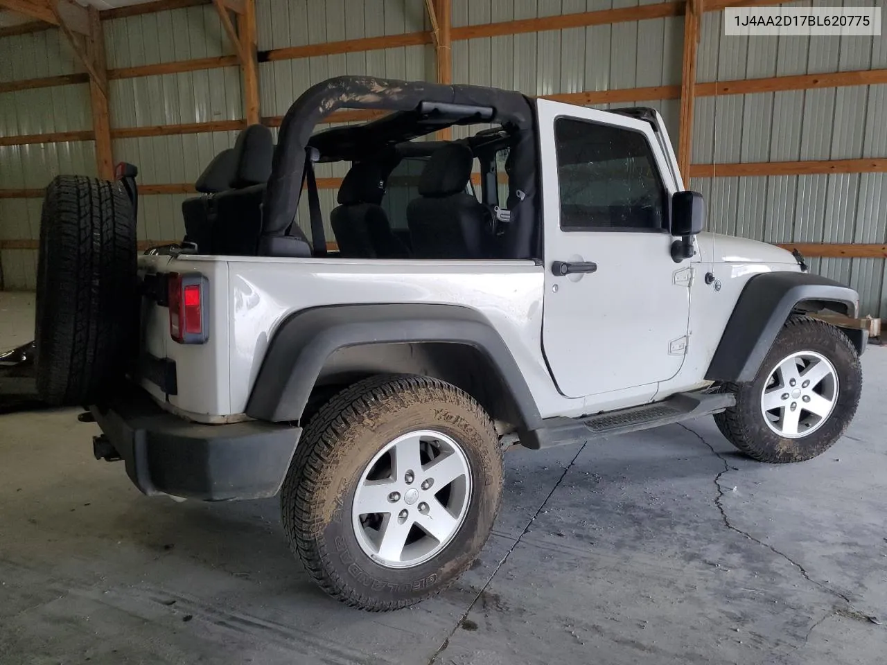 1J4AA2D17BL620775 2011 Jeep Wrangler Sport