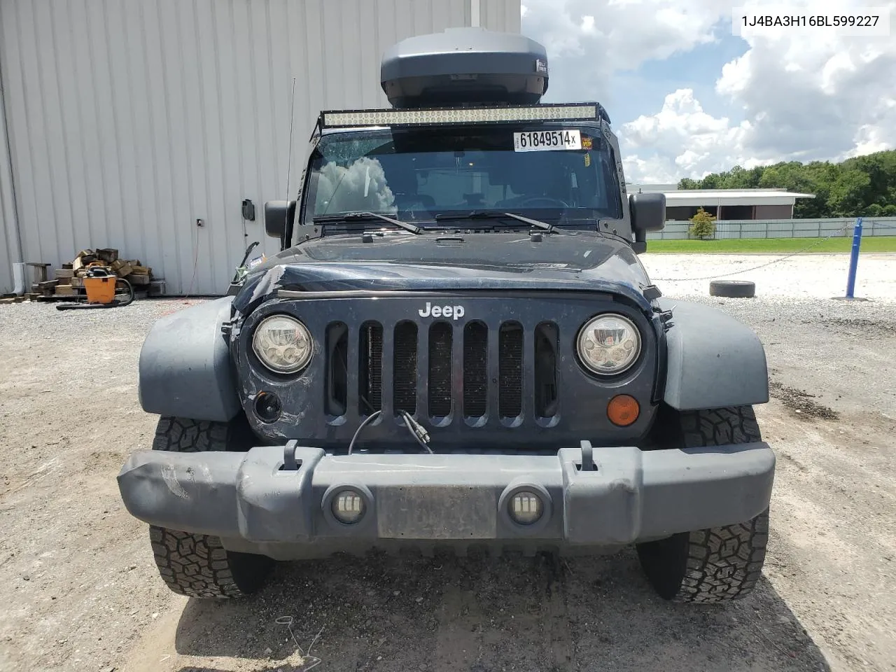 2011 Jeep Wrangler Unlimited Sport VIN: 1J4BA3H16BL599227 Lot: 61849514