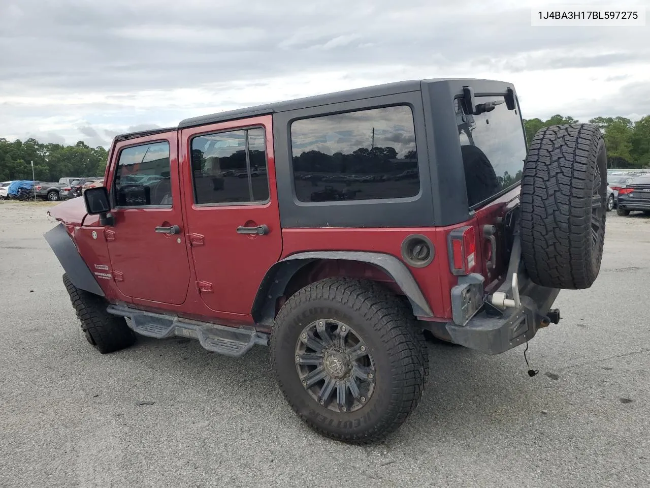 2011 Jeep Wrangler Unlimited Sport VIN: 1J4BA3H17BL597275 Lot: 61861064