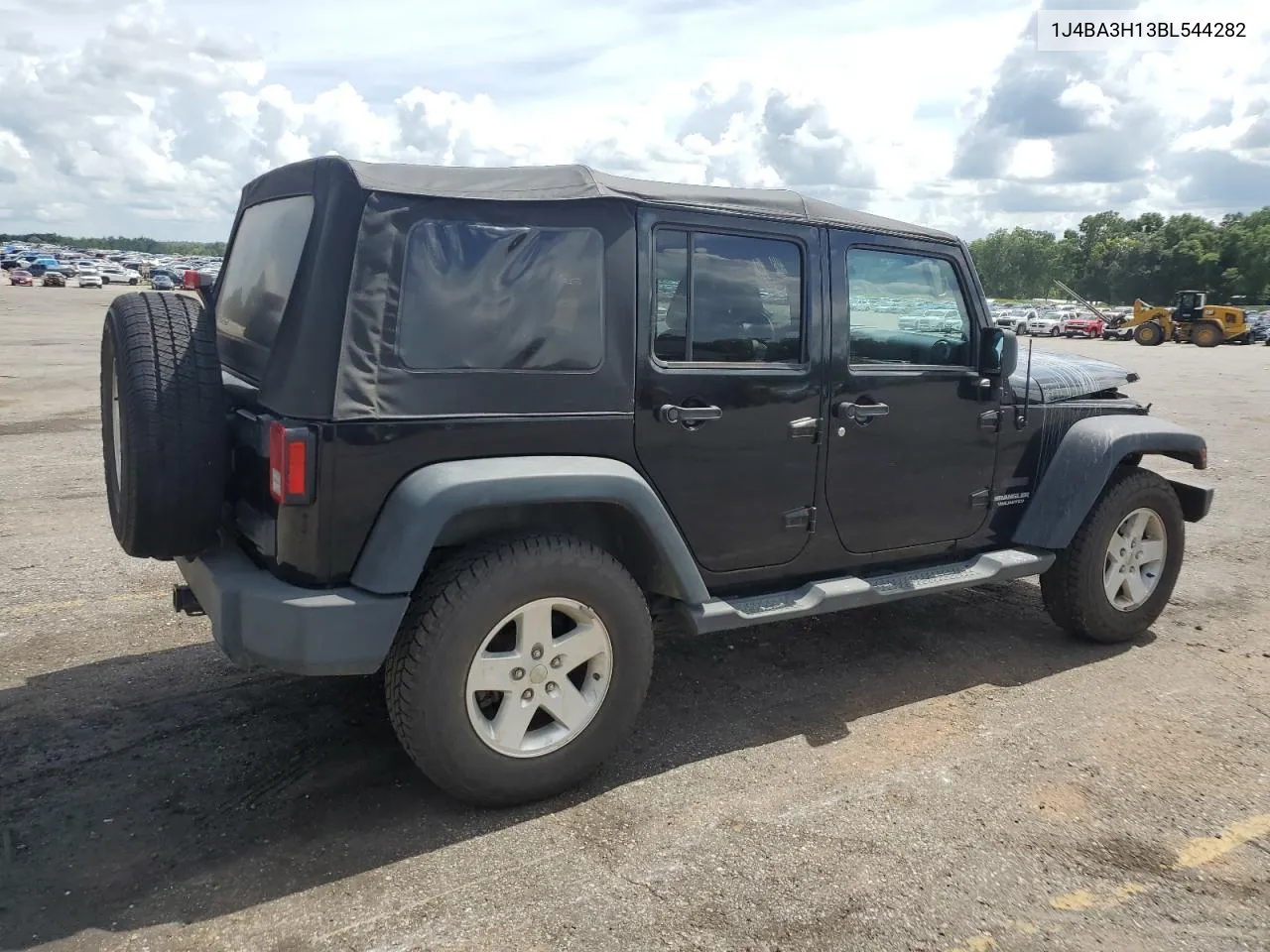 2011 Jeep Wrangler Unlimited Sport VIN: 1J4BA3H13BL544282 Lot: 62036554