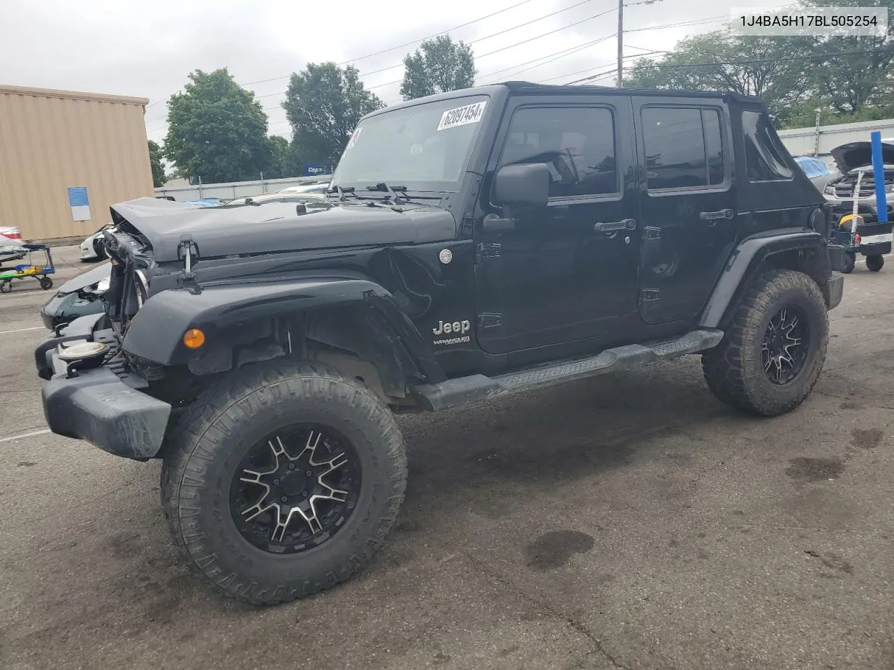 2011 Jeep Wrangler Unlimited Sahara VIN: 1J4BA5H17BL505254 Lot: 62097454