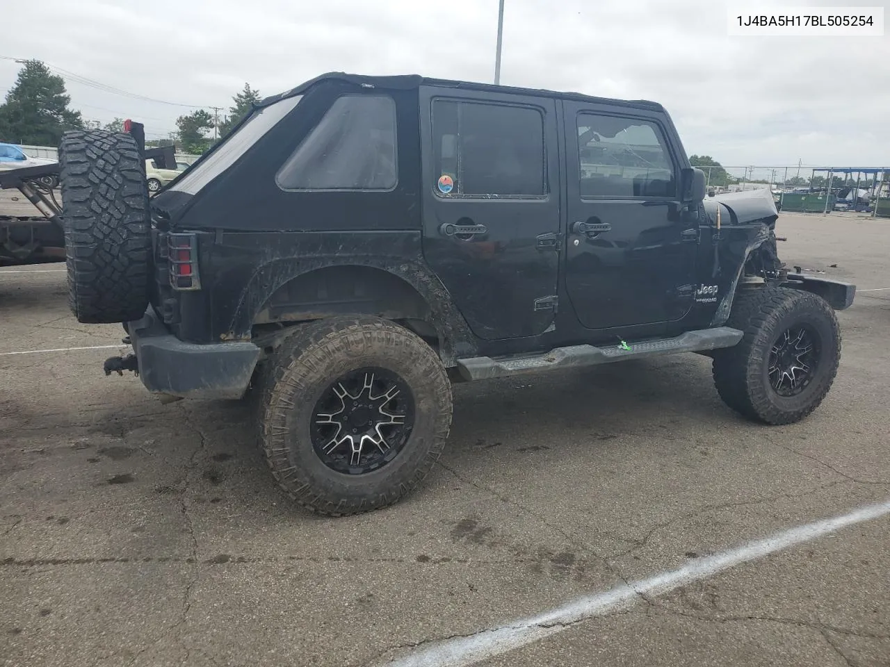 2011 Jeep Wrangler Unlimited Sahara VIN: 1J4BA5H17BL505254 Lot: 62097454