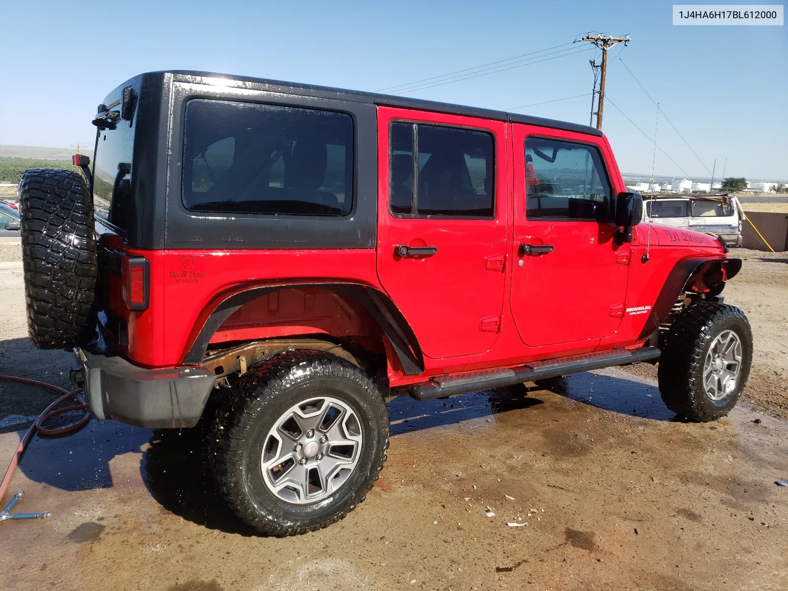 2011 Jeep Wrangler Unlimited Rubicon VIN: 1J4HA6H17BL612000 Lot: 62484494