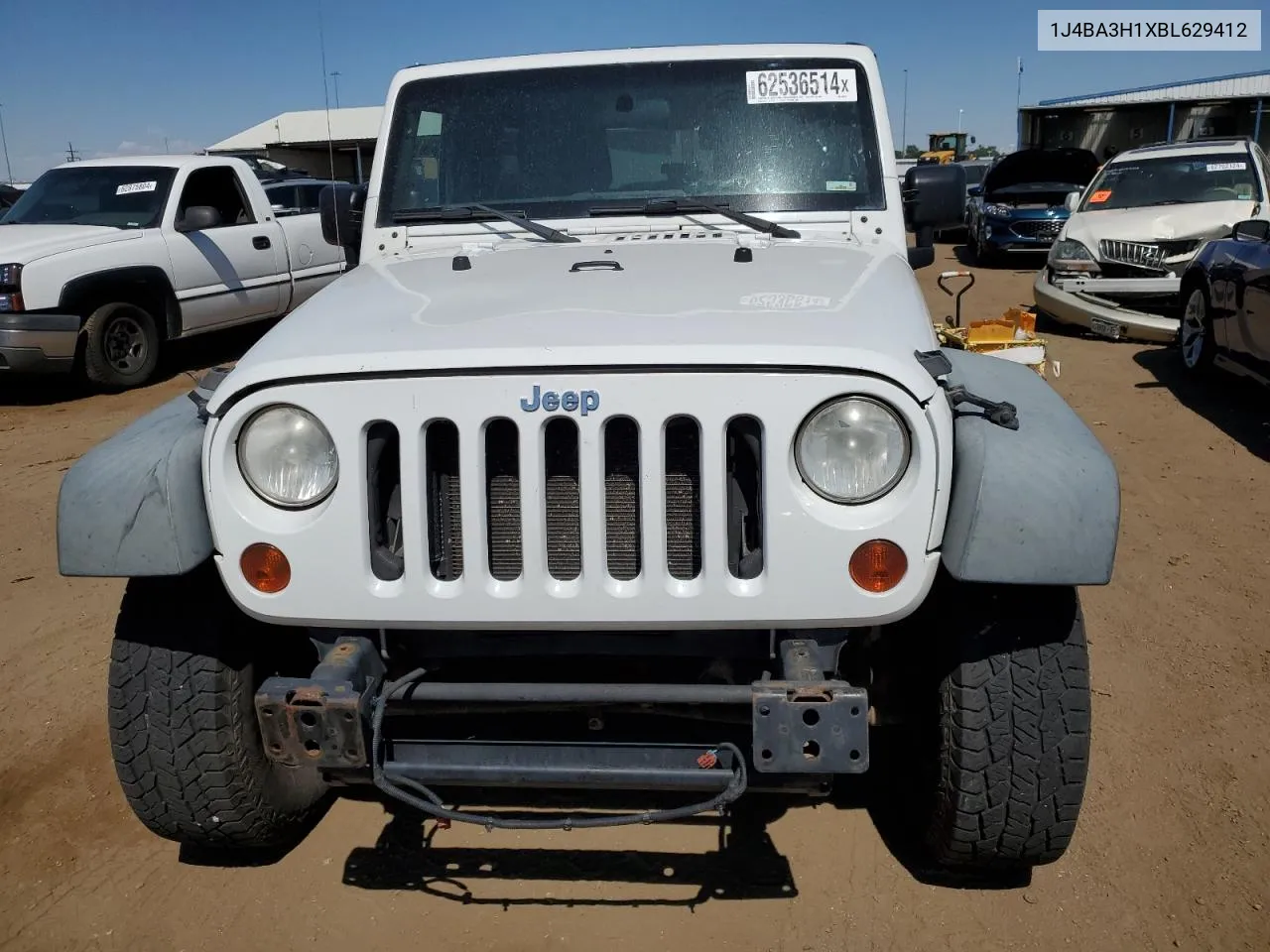 2011 Jeep Wrangler Unlimited Sport VIN: 1J4BA3H1XBL629412 Lot: 62536514