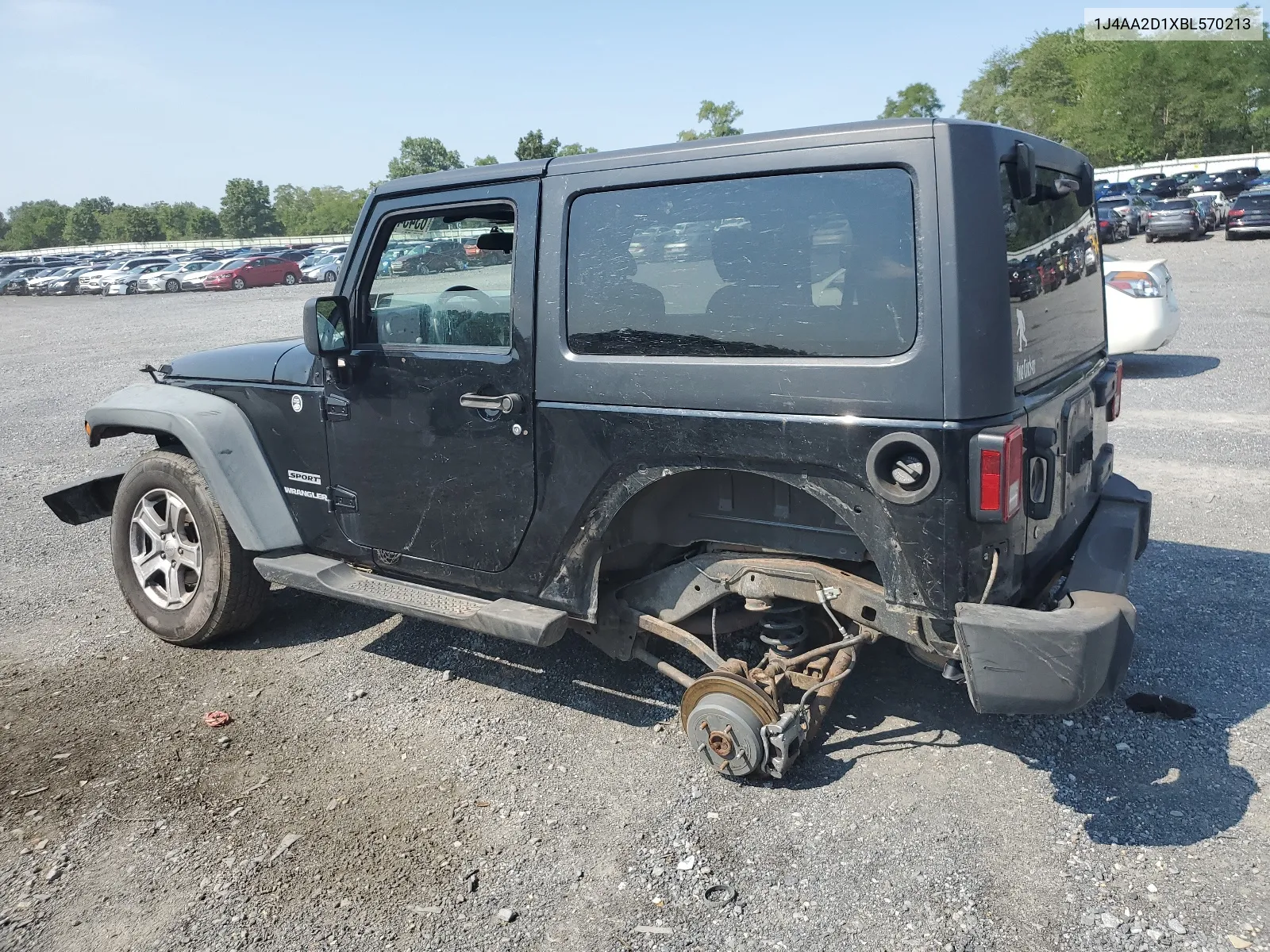 2011 Jeep Wrangler Sport VIN: 1J4AA2D1XBL570213 Lot: 63454544