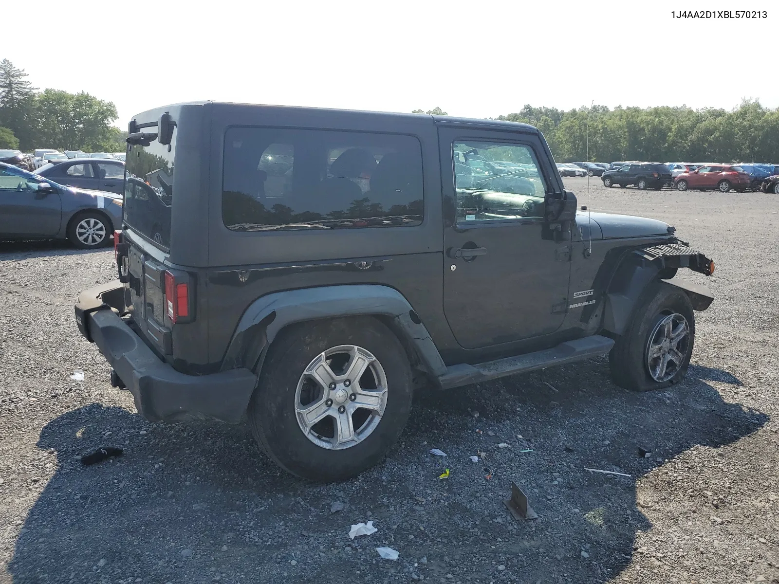 2011 Jeep Wrangler Sport VIN: 1J4AA2D1XBL570213 Lot: 63454544