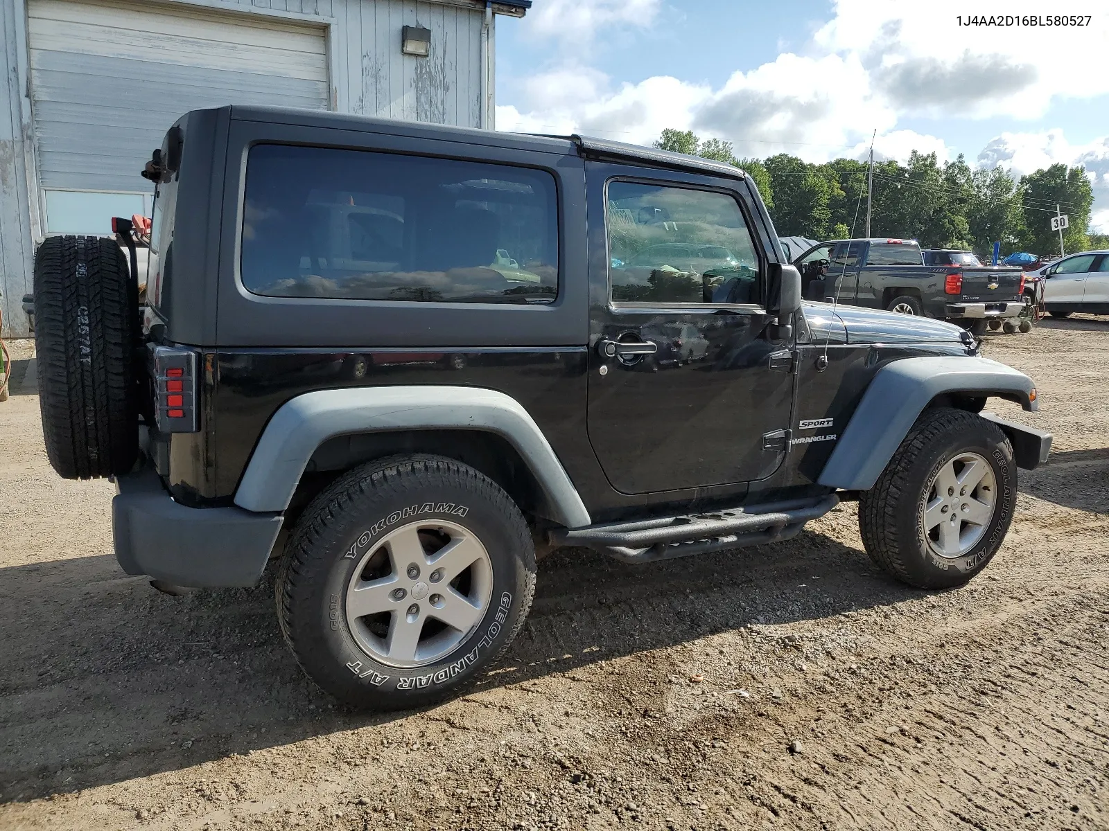 2011 Jeep Wrangler Sport VIN: 1J4AA2D16BL580527 Lot: 63718954