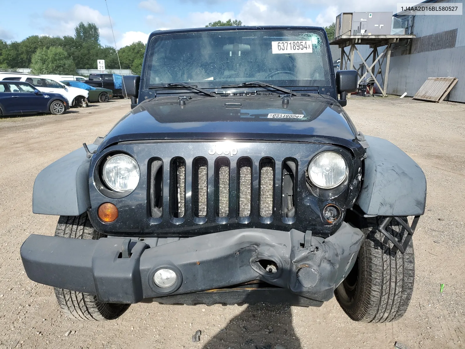 2011 Jeep Wrangler Sport VIN: 1J4AA2D16BL580527 Lot: 63718954