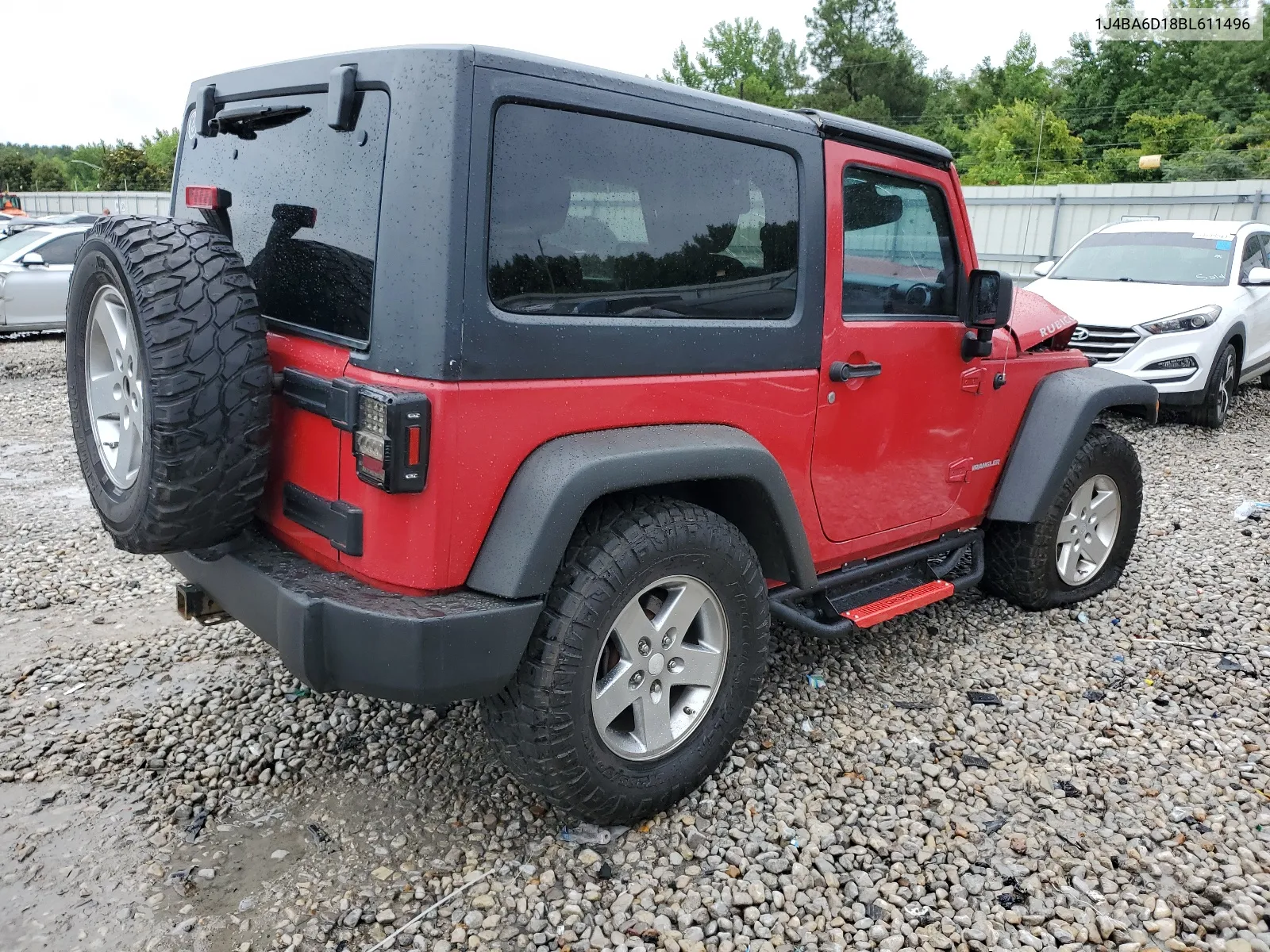 2011 Jeep Wrangler Rubicon VIN: 1J4BA6D18BL611496 Lot: 64623194