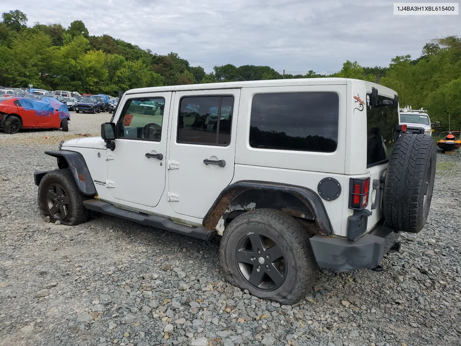 2011 Jeep Wrangler Unlimited Sport VIN: 1J4BA3H1XBL615400 Lot: 66480604