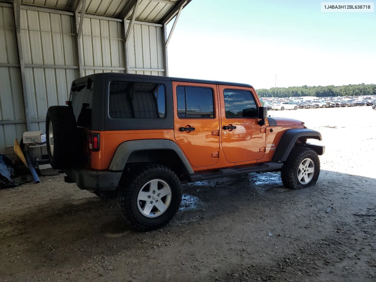 2011 Jeep Wrangler Unlimited Sport VIN: 1J4BA3H12BL638718 Lot: 67681524