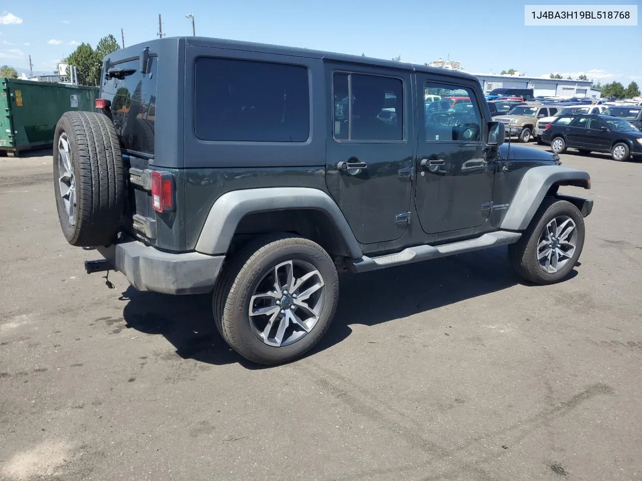 2011 Jeep Wrangler Unlimited Sport VIN: 1J4BA3H19BL518768 Lot: 67950794