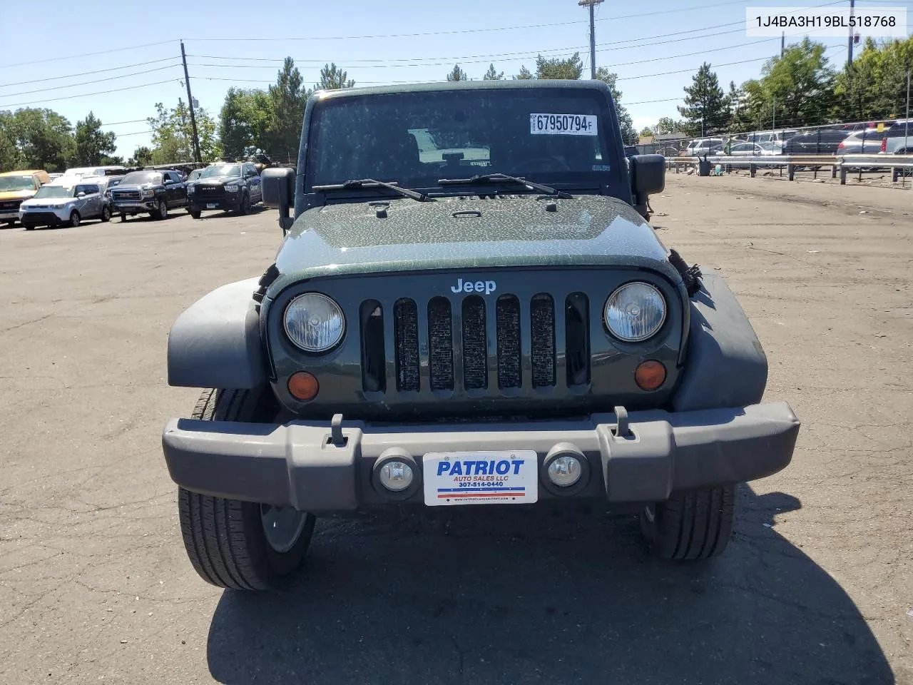 1J4BA3H19BL518768 2011 Jeep Wrangler Unlimited Sport